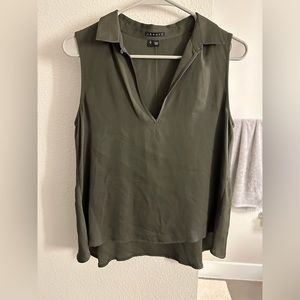 Theory Collared Tank Top